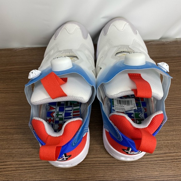 Reebok Unisex Instapump Fury OG NM Ombre Sneaker EH3255 White/Pink/Blue … - Picture 9 of 11